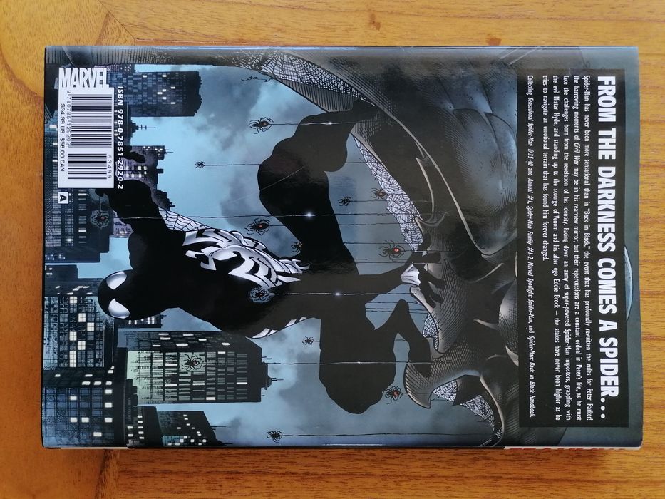 "Peter Parker Spider-man: Back in Black" Marvel