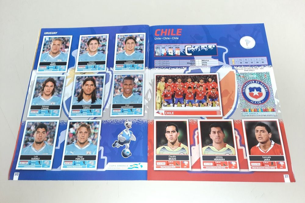 Caderneta completa Copa América 2011 panini