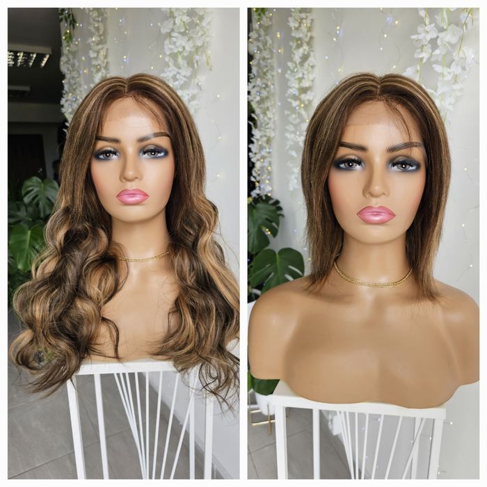 Clip in WYPRZEDAŻ przedłużenie zagęszczenie włosów 45 cm fale blond br