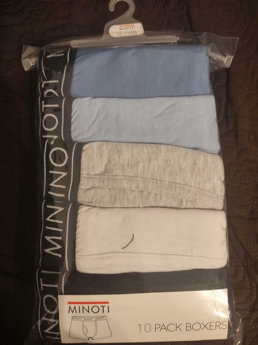 Bokserki chłopięce, MINOTI, 10 szt., 10-11 lat