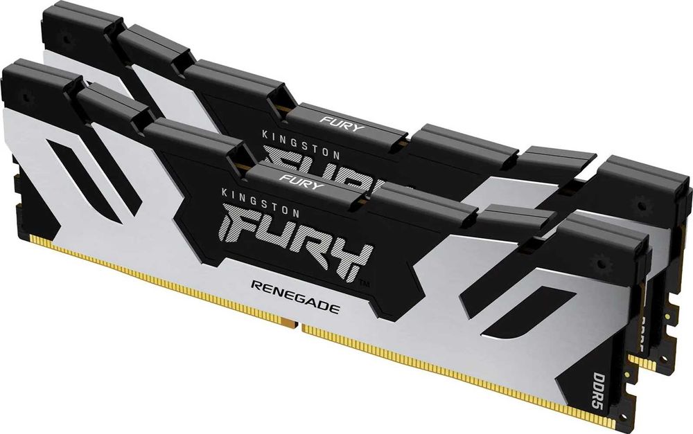 Вживане/ГАРАНТІЯ | Оперативна пам'ять DDR5 32GB (2x16GB) 6400/CL32 Kingston FURY Renegade Silver RGB (KF564C32RSAK2-32)