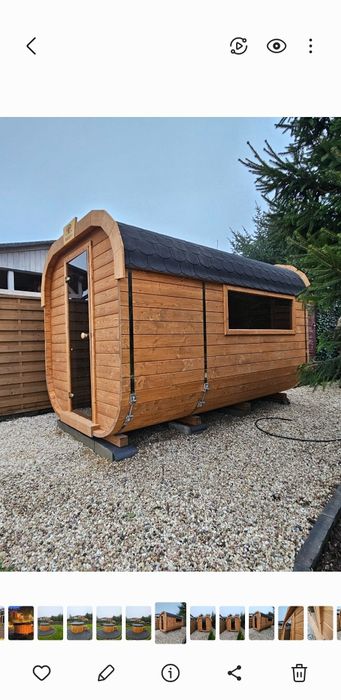 Sauna ogrodowa balia jacuzzi domek letniskowy