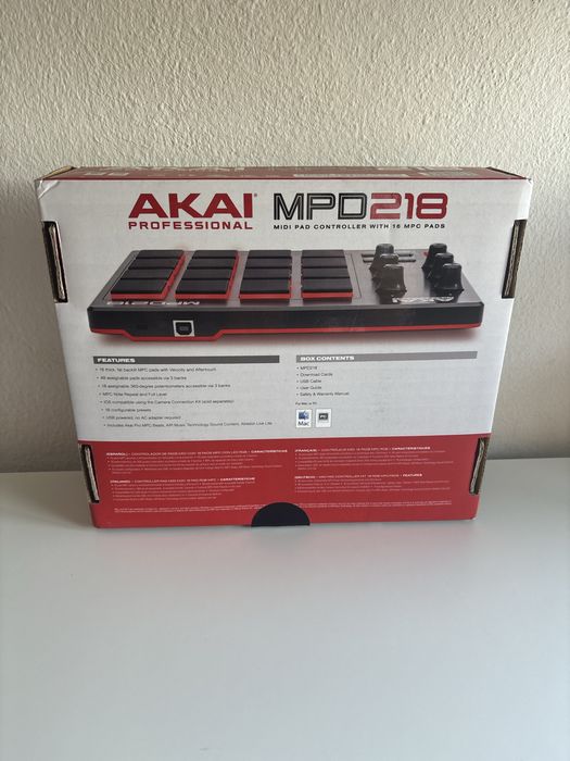 Akai Professional MPD218 Controlador midi usb com 16 Pads MPC