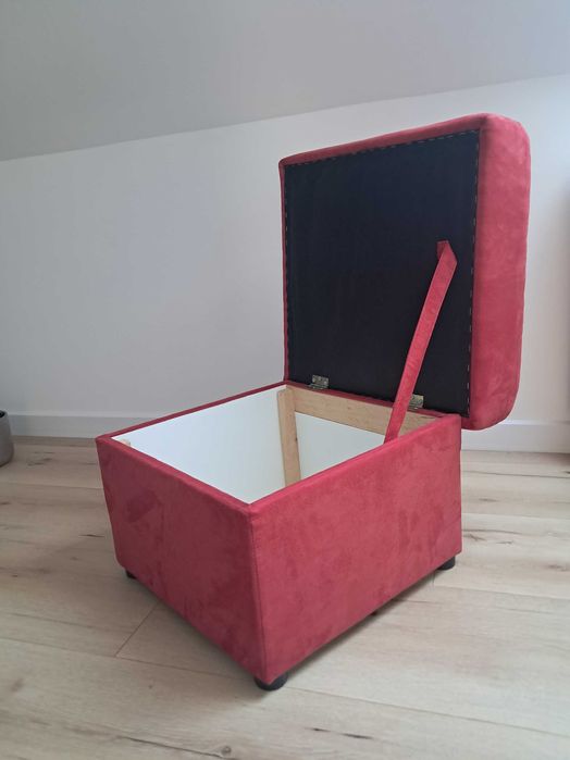 Pufa z pojemnikiem do przechowywania