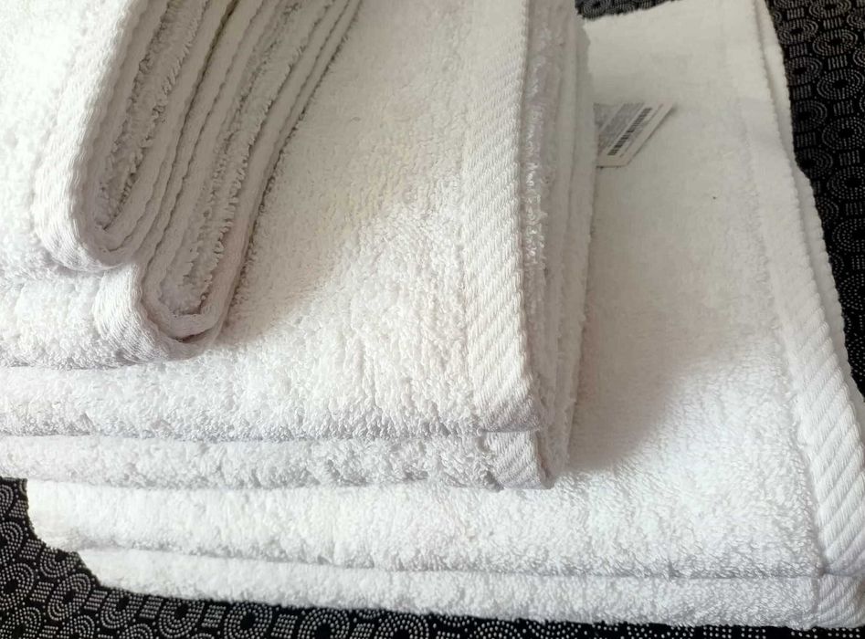 Zestaw 6x ręczników hotelowych SPA białe ręcznik bawełniany ręczniki