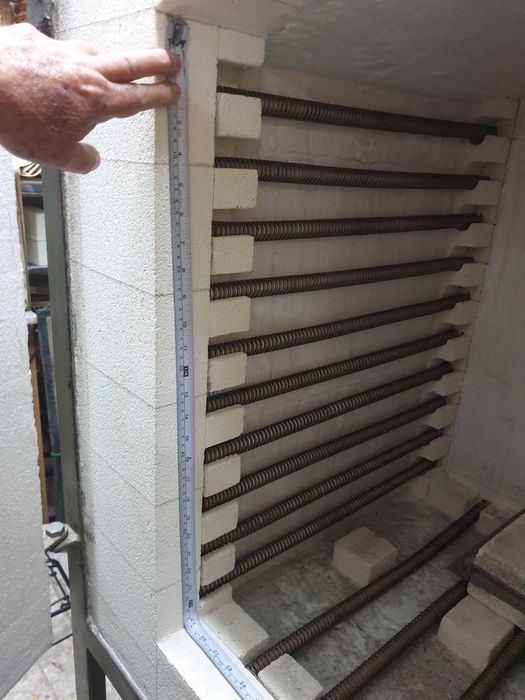 Forno mufla cerâmica, forno eléctrico de abertura frontal NOVO