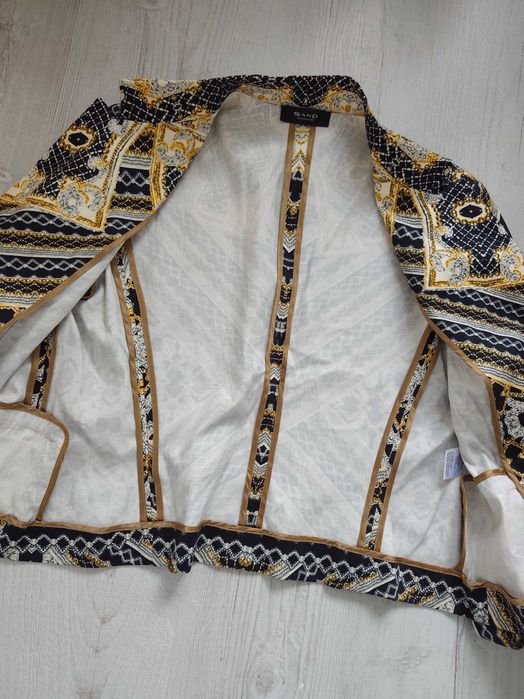 Marynarka żakiet barokowy wzór premium elegancka scandi Sand Copenhagen