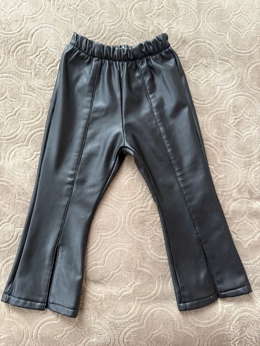 Шкіряні штани, утеплені