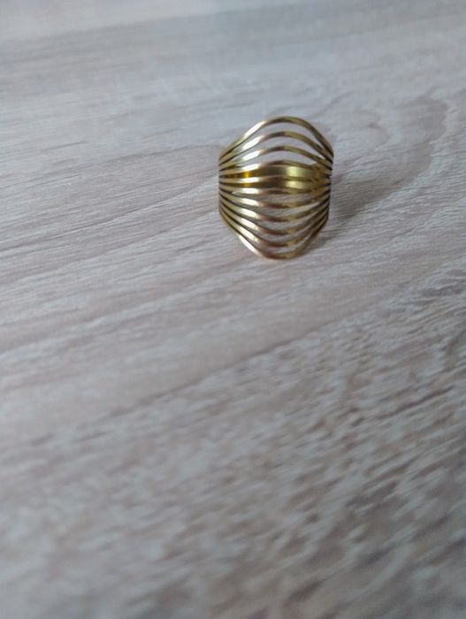 Pierścionek złoty stal 20-21 mm
