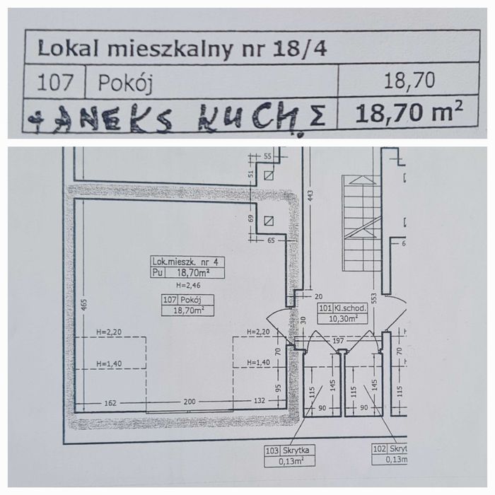 Mała tania kawalerka w centrum Gniezna - Widok 3