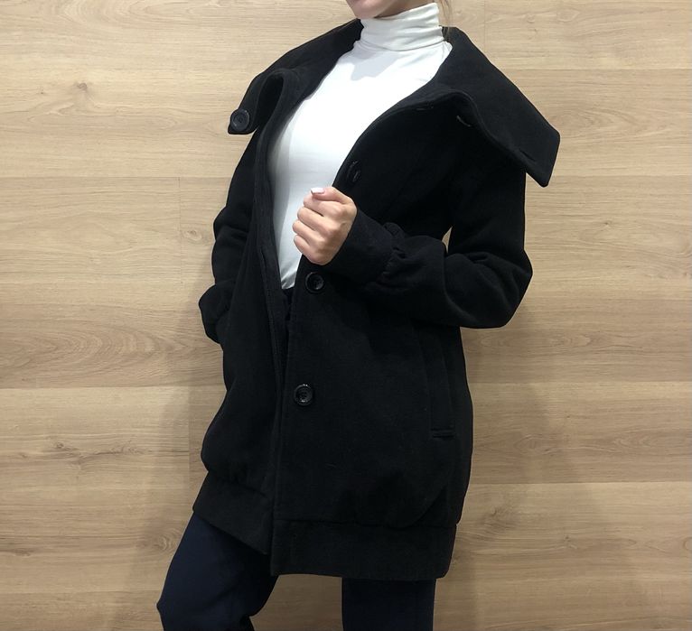 Пальто чорне кашемірове