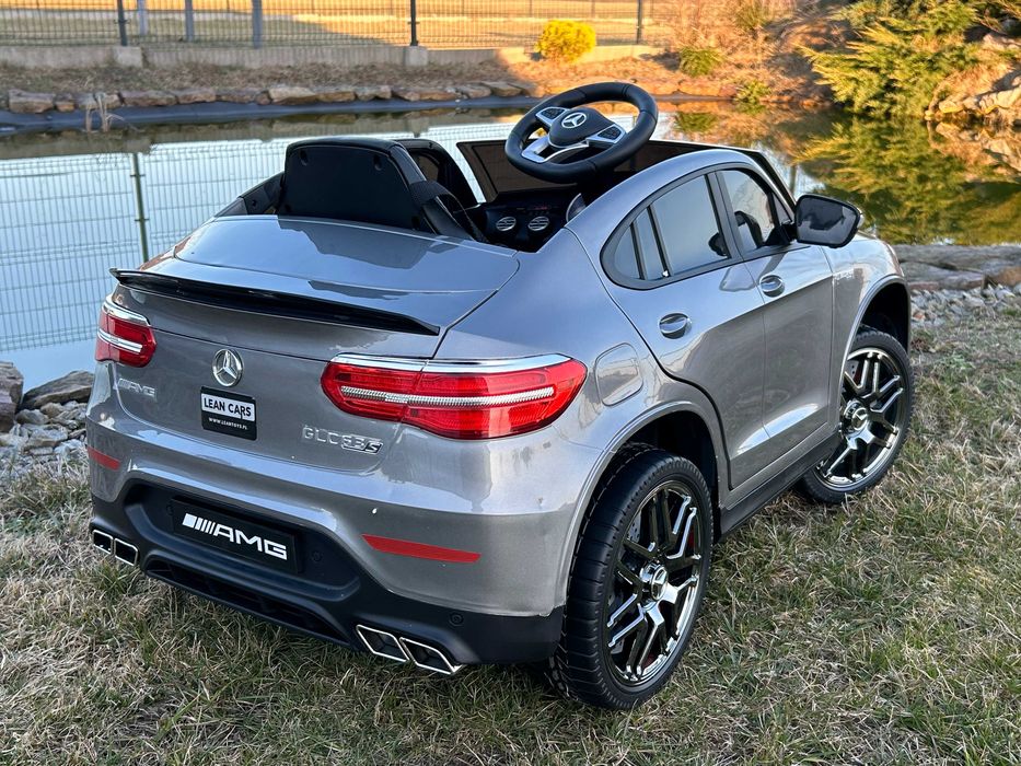Auto na Akumulator Mercedes GLC 63 4x4 180 Watt Srebrny Lakier Tablice