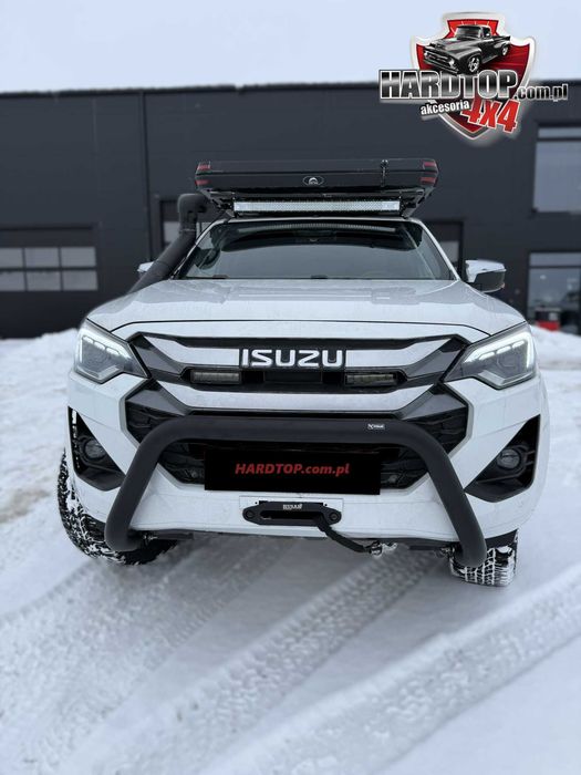 Orurowanie przednie bez poprzeczki CZARNE Isuzu D-Max 2024+