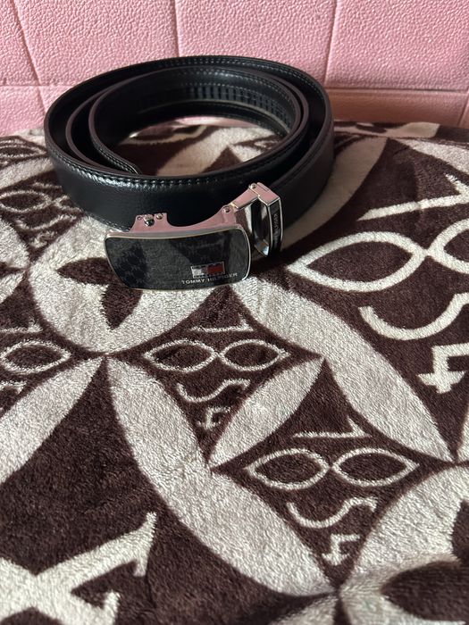 Pasek męski z klamrą 133 cm regulowany