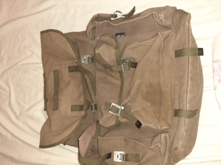 plecak płócienny, gruby, męski