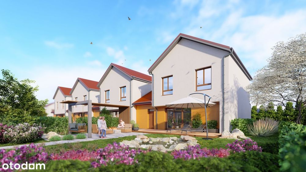 Sokołowice: ECO Dom Jednorodzinny - DZIAŁKA 350 m2