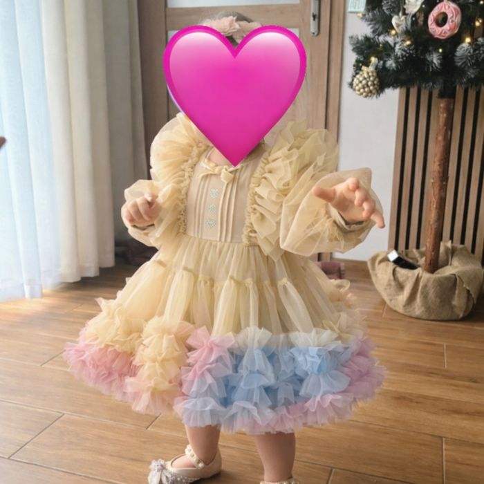 Sukienka tiulowa na roczek Tutu 86-92 w stylu Milulove