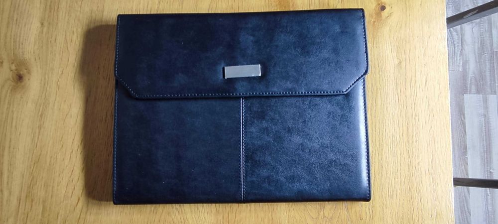 Teczka na dokumenty z notesem, Aktówka, Organizer, A4 Slim