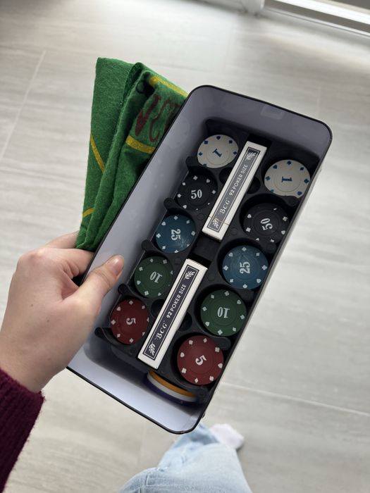 набір для покеру Texas Hold'em Poker Set (стан ідеал)