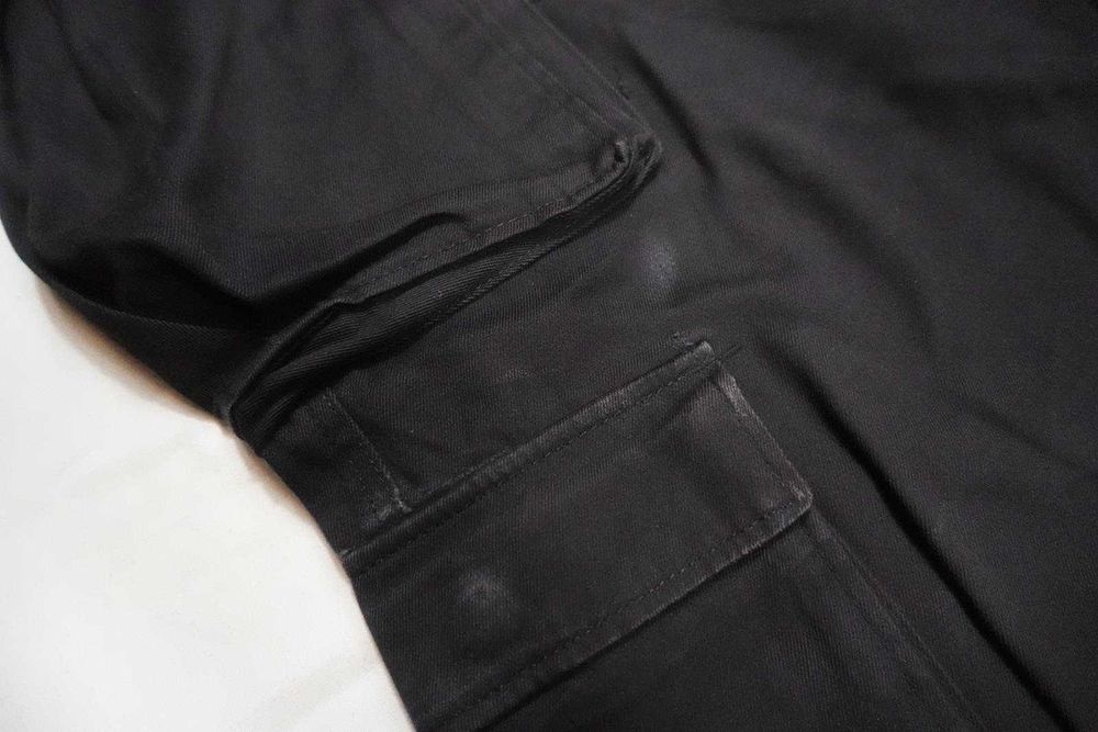 Spodnie H&M Szerokie Czarne Cargo Opium Utility Baggy 32 M