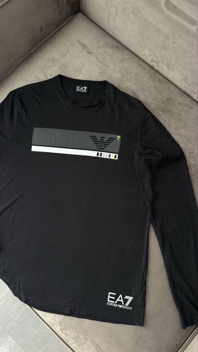 Кофта чорна чоловіча Ea7 Emporio Armani оригінал