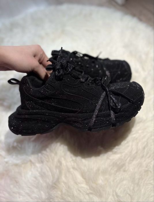 Хіт 2025! Кросівки жіночі в стразах під бренд Balenciaga 37,38,39,40