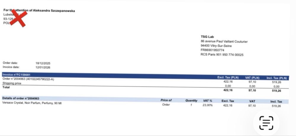 Perfumy Versace Crystal Noir 90 ml