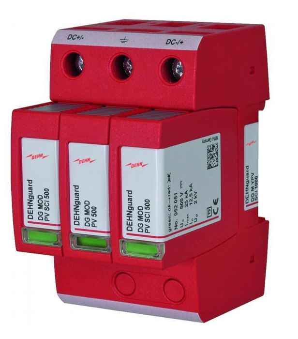 Ogranicznik przepięć Typ 2 PV 1000V DC 3P DEHNguard  1000 952510