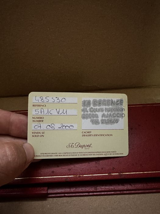 St Dupont Fidelio Bicolour com certificado