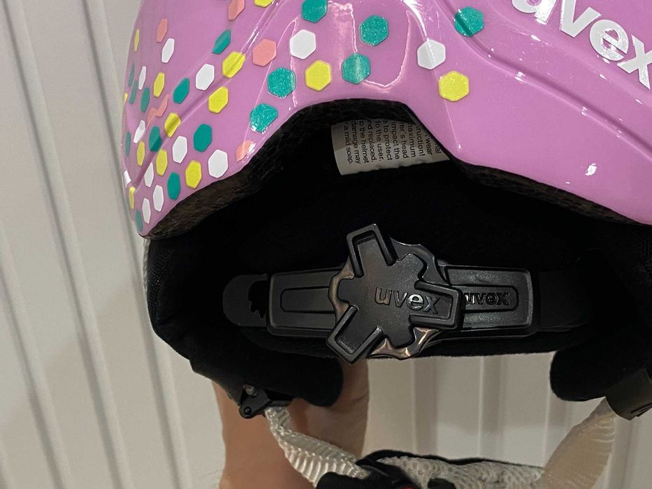 Шолом лижний/сноубордичний дитячий Uvex, 46-50 см + маска Alpina