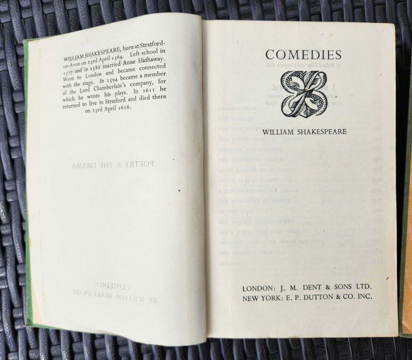 William Shakespeare-2 Livros Tragédias e Comédias