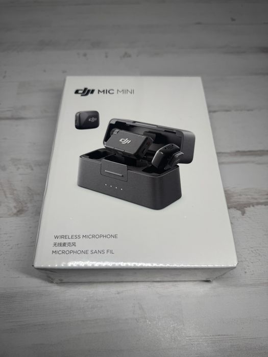 PARA DESPACHAR DJI Mic Mini 2TX + 1RX + Estojo de Carregamento