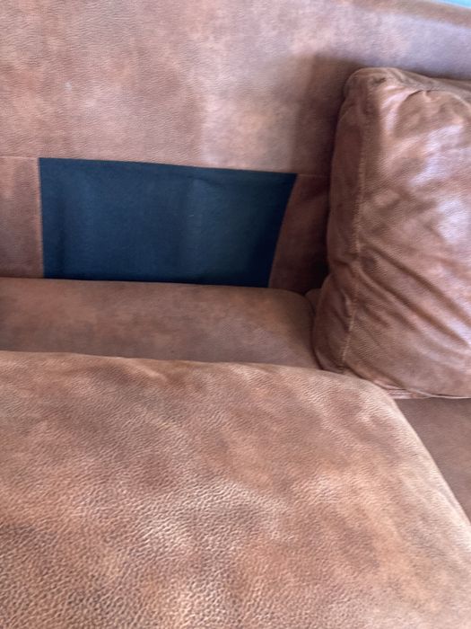 Sofá em pele como novo