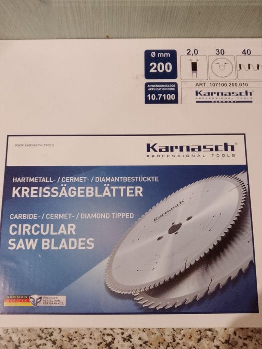 Karnasch piła tarczowa 200mm