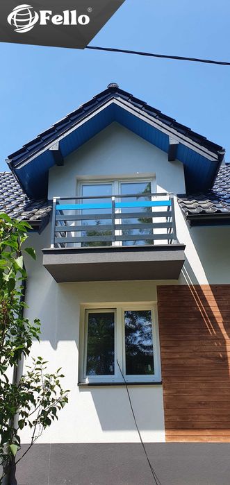 Balustrada balkonowa Classic 4 aluminium taras balkon barierka schody