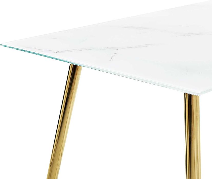 Nowy szklany blat / stół / 70x120cm / marmus / BELIANI !R213!