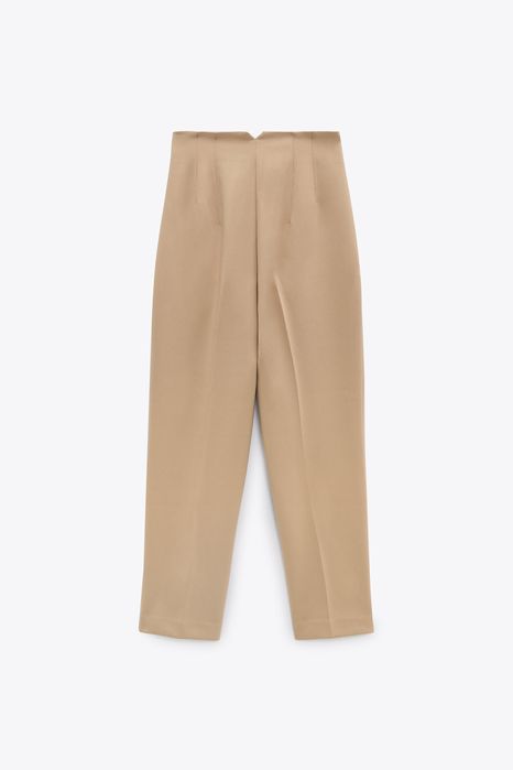 Spodnie wysoki stan do kostki / Zara / XL