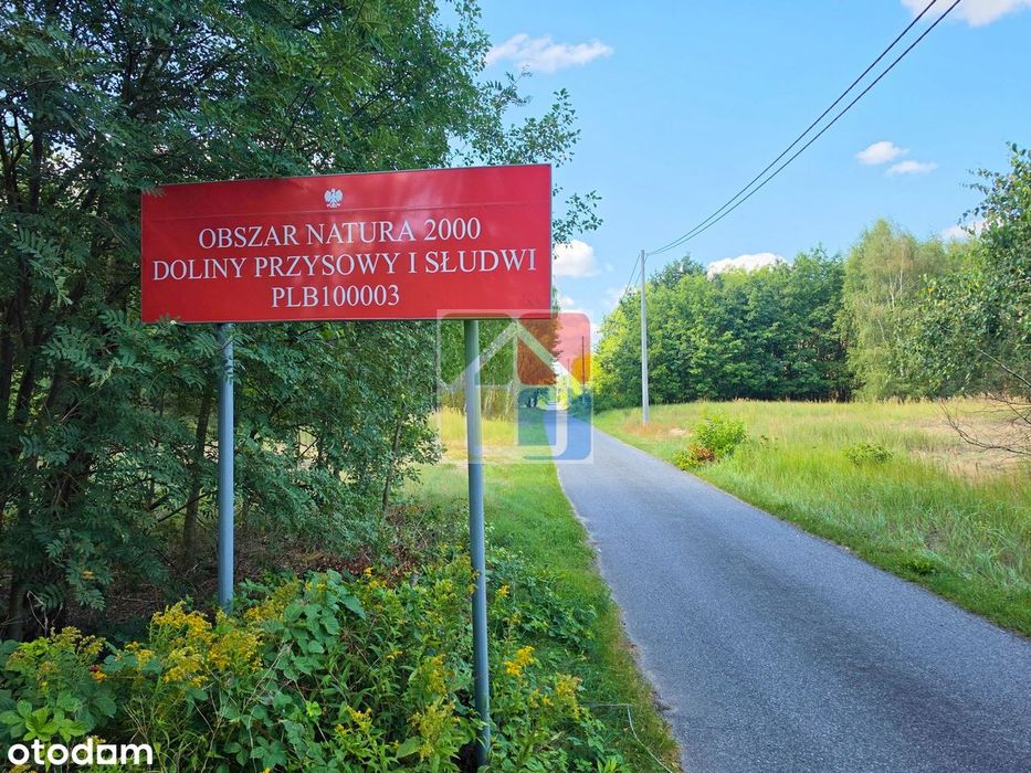 Działka pod zabudowę jednorodzinną lub letniskową 1050 m2