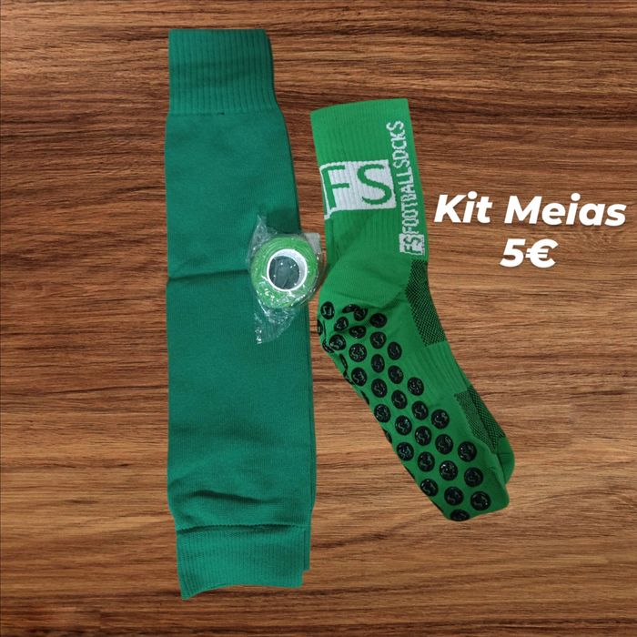 Kit Meias futebol Verdes