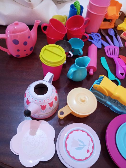 lote brinquedos faz de conta: louças