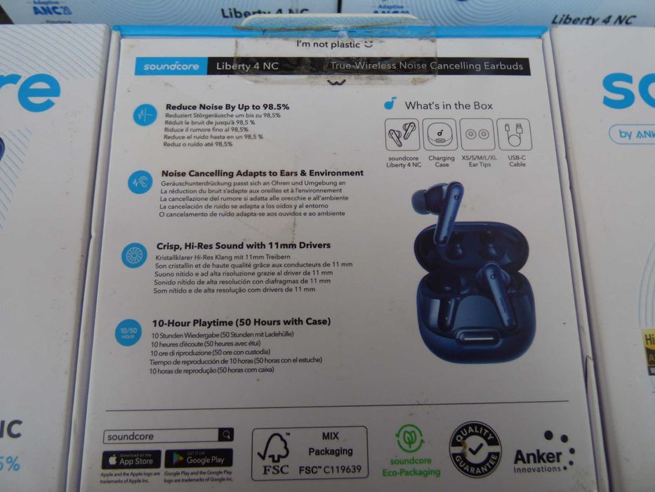 Електрошрот Навушники Anker SoundСore Liberty 4 NC Blue оригінал