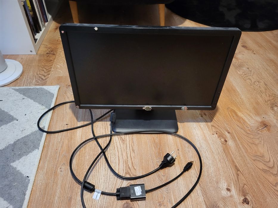 Dell P2414H 24" IPS Full HD | VGA DVI DP | Pivot | USB | Kable + adapter