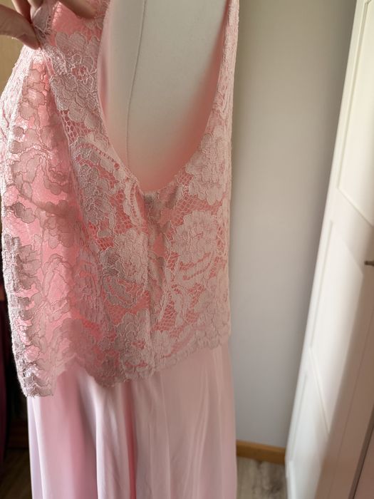 Nowa sukienka różowa midi maxi rozmiar 46 Bonprix