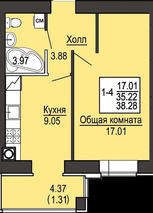 ‼️ДОМ СДАН 23,000$первый взнос 1км/39м2 Рассрочка на24 месяца