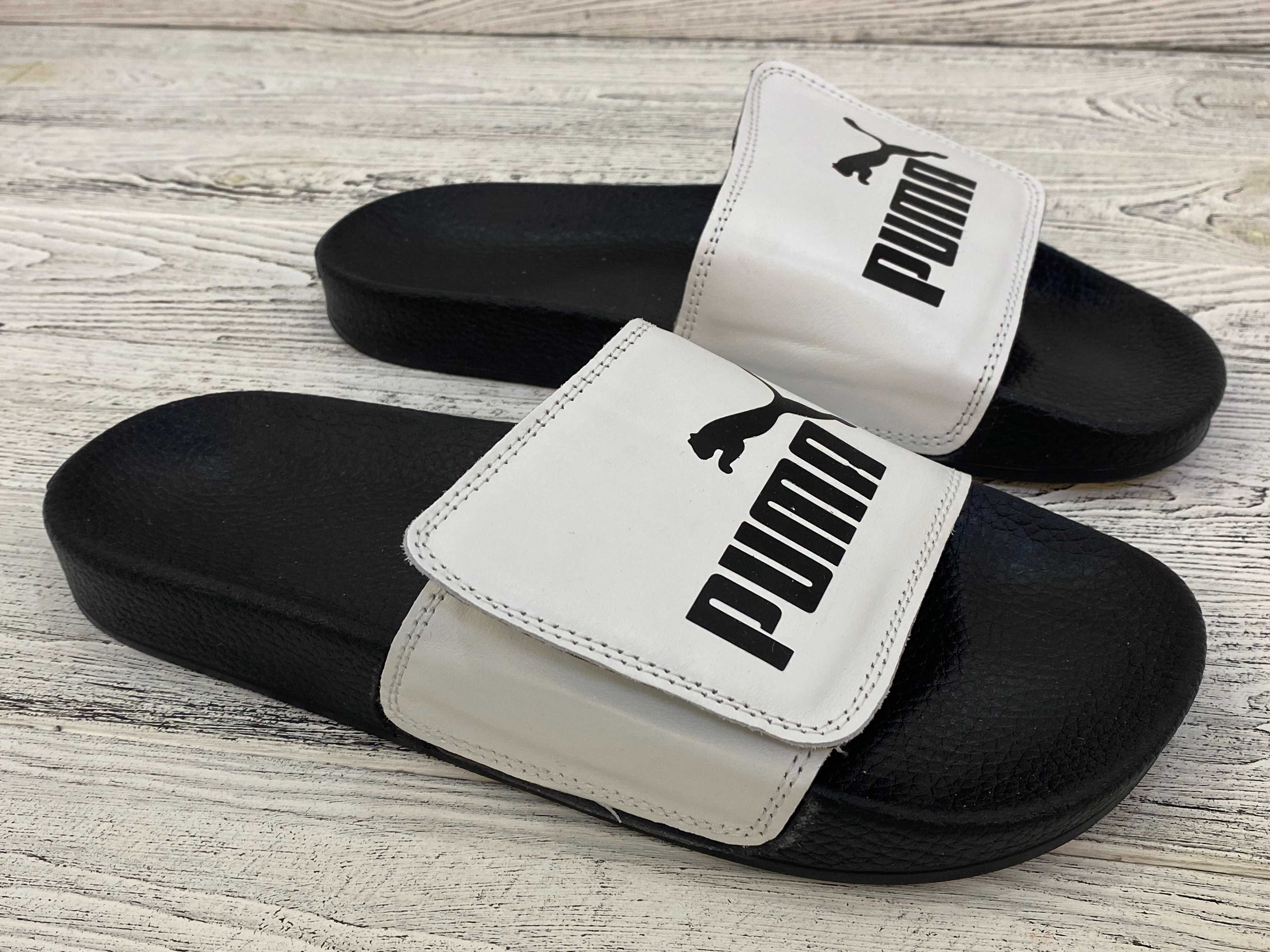 Мужские кожаные шлепанцы на липучке Nike Adidas Шлепки Найк Адидас: 699 ...