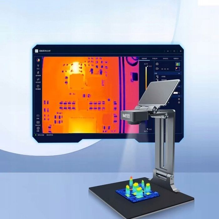 Kamera Termowizyjna PCBA Analiza Lutownicza Diagnostyka Elektroniki PC