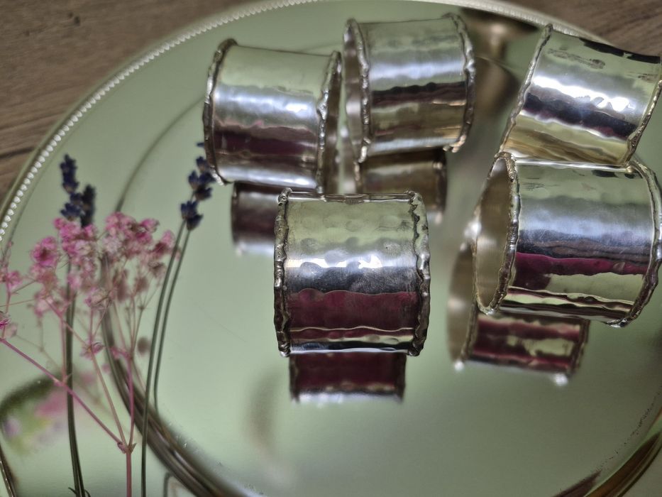 Кільця для серветок Джон Льюїс  набір з 5 шт Срібло