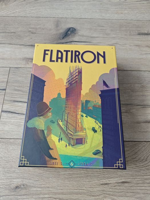 Gra planszowa Flatiron + insert 3d + bajerek