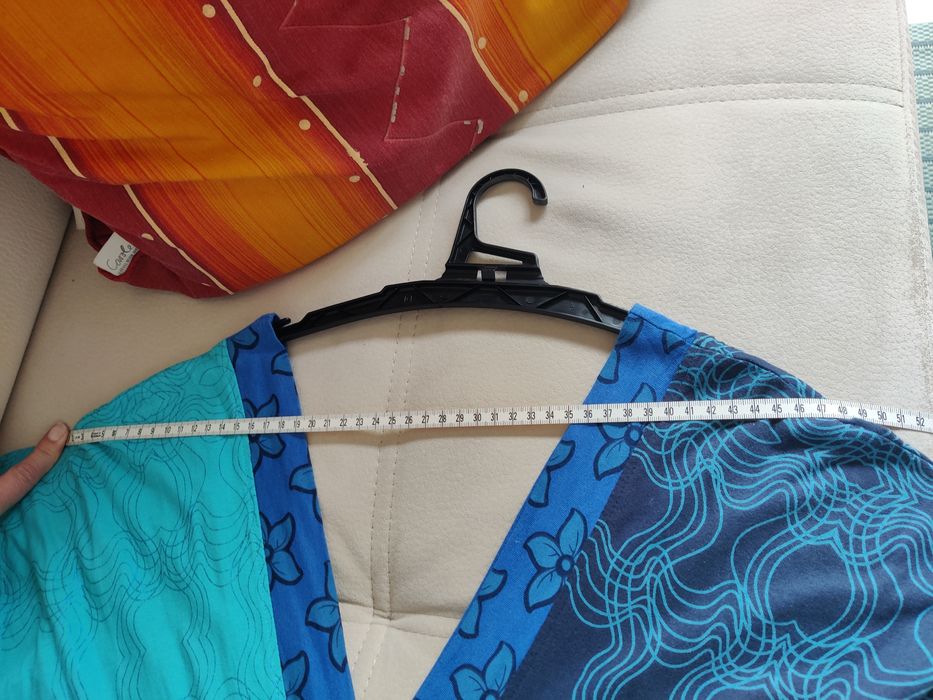 Vestido azul, turquesa, Verão, Desigual, S
