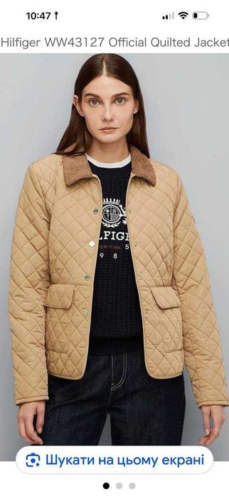 Куртка  TOMMY HILFIGER оригінал, злегка утеплена